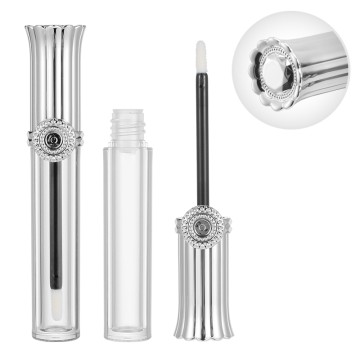 Round Sunflower-Shaped Plastic Lip Glaze Tube 0795